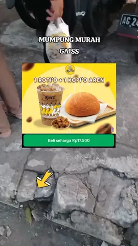 Hanya 17.500 sudah dapat 1 ROTI'O + 1 KOPI'O AREN hanya di tiktok hanya dengan tag lokasi dibawah dan selesaikan pembayaran dan tukar barcode dengan produk #promoseruweekend #blitar24jam  #rotio #rotioicecream #rotioindonesia 
