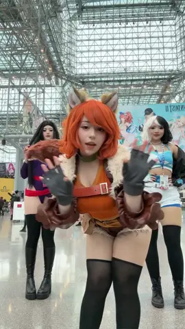 My lovely Luna snow and psylocke are my goat……. #animenyc 