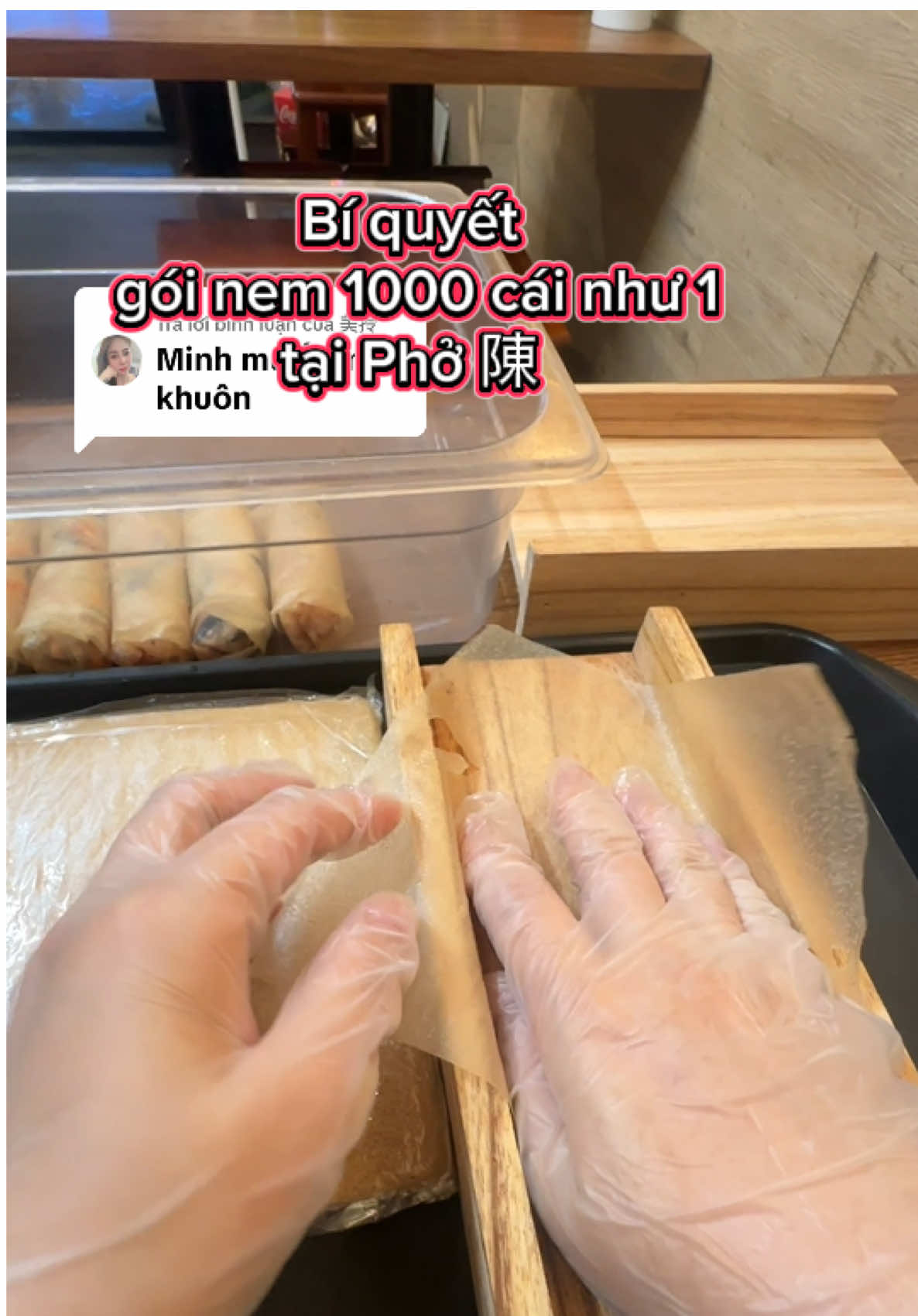 Trả lời @美拎 Cách gói nem đẹp #越南河粉 #陳家河內河粉 #nguoivietnamtaidailoan🇻🇳 #炸春捲 #photuoidaitrung 