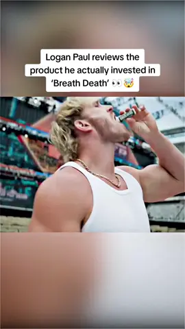 Logan Paul reviews the product he actually invested in ‘Breath Death’ 👀🤯 #loganpaul #adinross #twitch #kick #explore 