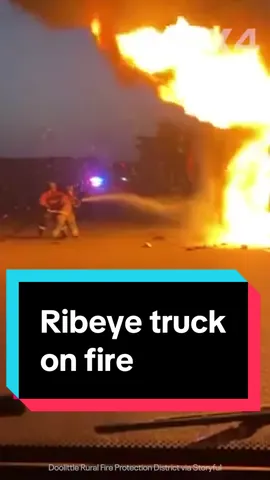 Meat lovers, look away!🥩🔥💔 It was a proper baptism of fire for a probationary firefighter in Missouri recently, when she was the first on the scene to a truck blaze that destroyed some 40,000 pounds of ribeye steak. According to the Doolittle Rural Fire Protection District, Jenna Ulrich and her father Glenn Ulrich responded to the tractor-trailer fire early on August 18 on Interstate 44. “Nothing says ‘welcome to the fire service’ like sending the probie to put out 40,000 pounds of flaming ribeye,” they wrote on Facebook. “Probationary Firefighter Jenna Ulrich is the only vegan on our department—so naturally, her very first fire involved a tractor trailer carrying 40,000 pounds of ribeye steak.” At least Ulrich would not perhaps have been as traumatized as a carnivore looking at all that wasted beef.