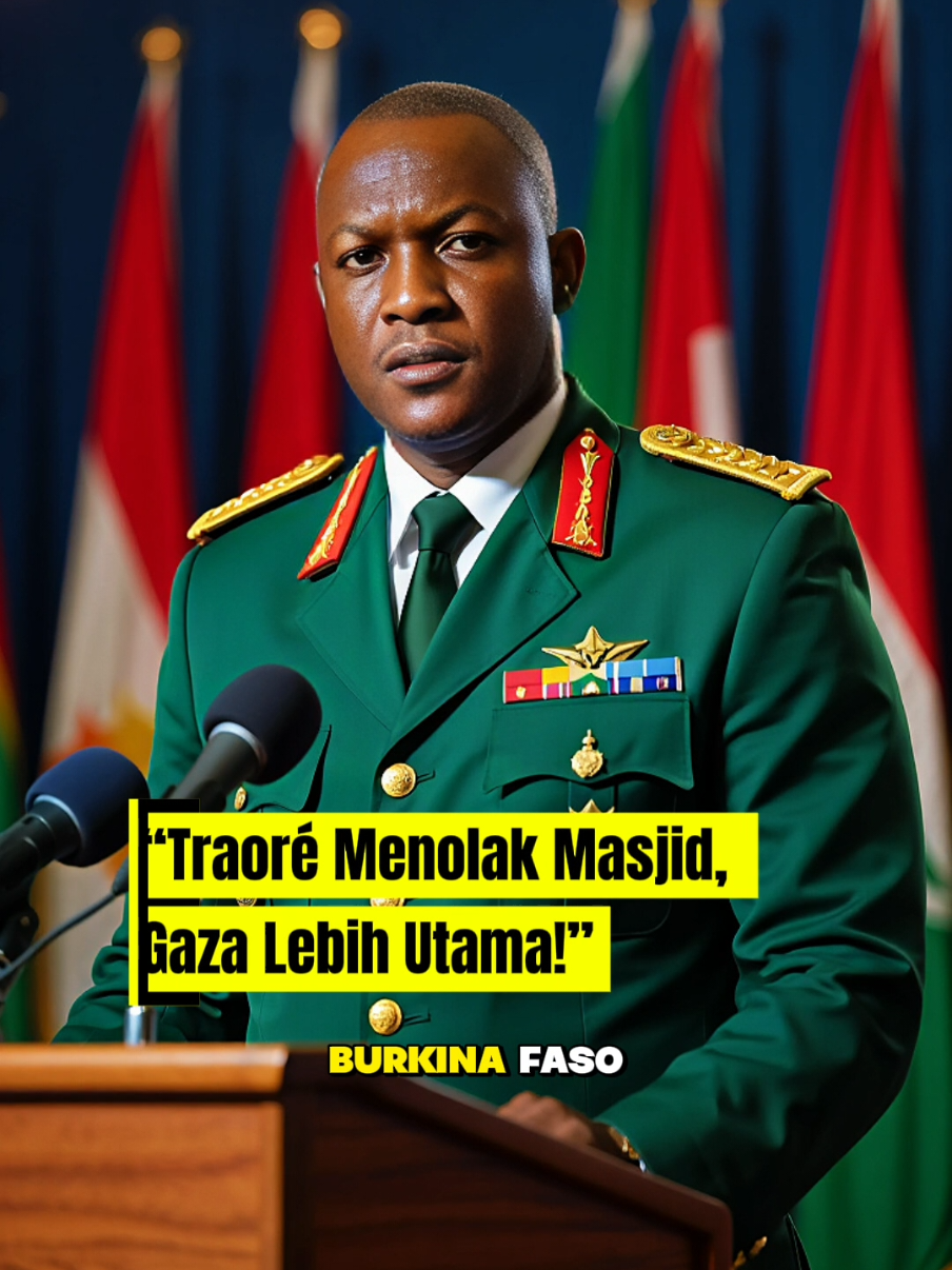 “Traoré Menolak Masjid, Gaza Lebih Utama!” Presiden Burkina Faso, Ibrahim Traoré, dengan tegas menolak bantuan pembangunan 200 masjid dari Arab Saudi. Ia mengatakan rakyatnya sudah terbiasa shalat di alam terbuka, dan lebih baik bantuan itu diberikan untuk rakyat Palestina di Gaza. Sebuah sikap berani yang mengguncang dunia! #IbrahimTraore #BurkinaFaso #SavePalestine #StandWithGaza #SolidaritasIslam