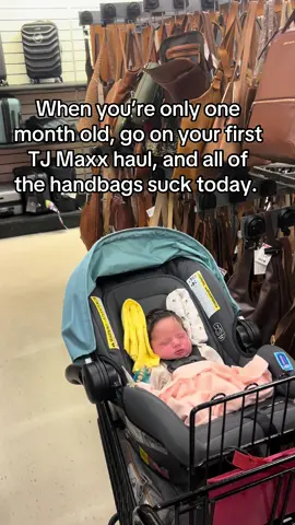 No pink? How rude 😂 #babygirl #newbornbaby #preemiestrong #babysfirstshoppingtrip #parentingwithadhd 