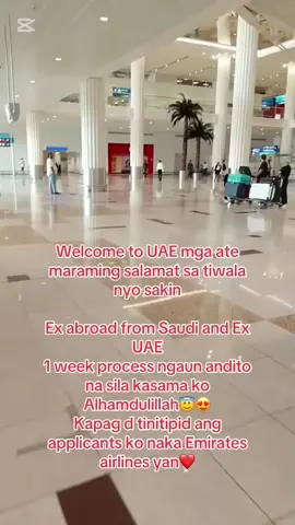 Welcome to UAE mga ate maraming salamat sa tiwala nyo sa akin #moreviews #highlight 