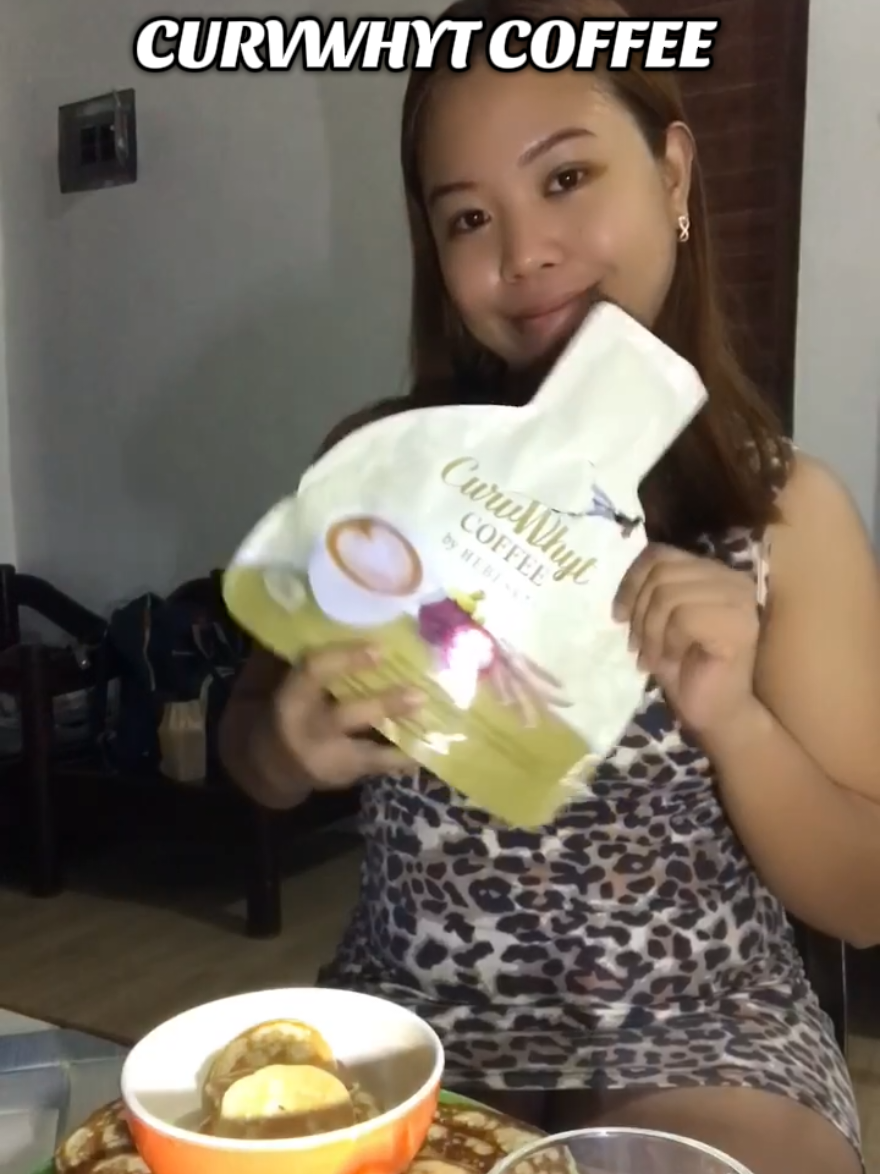 Hindi lang pang-gising, pang-glow up din! ✨ After 2 weeks with CWC Coffee, I feel calmer, lighter, and my skin looks radiant. 🌿☕ Brutally honest… worth it talaga! 💯” #CurvWhytEveryday #CurvWhytCoffee #MyCupCurvWhyt #HebeskinCW #curvwhyt