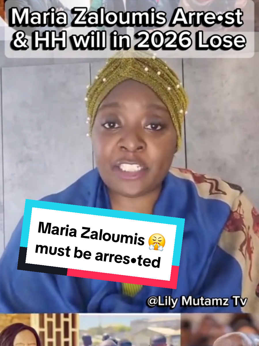 Maria Zaloumis Arre•st & HH will in 2026 Lose  Dr Edgar Chagwa Lungu and Enock Simfukwe  #zedtiktok🇿🇲🇿🇲 