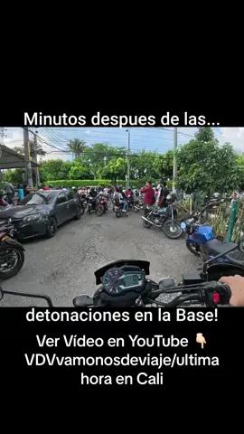 Ver Vídeo en YouTube 👇🏻 VDVvamonosdeviaje/ultima hora en Cali detonaciones en la base #atentadoencali #labase #baseaerea 