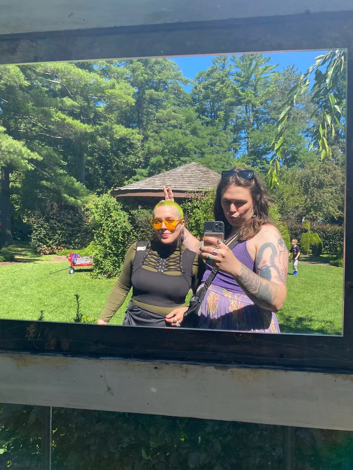 i had such a lovely birthday yesterday all thanks to my amazing wife and the beautiful weather 😍 PLUS so many sweet messages from my friends both near and far :’) tiktok chose the sound for these photos and it’s honestly spot on. life is getting better and better all the time and i’m the luckiest mosshead in the world #mybirthday #theythem #queercouple #t4t #OOTD 