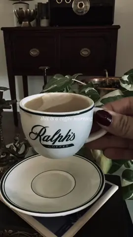 Love my new @Ralph Lauren espresso cup she so cuteeee #coffeetiktok #coffee #gilmoregirls #autumnaesthetic #fyp @Nespresso 