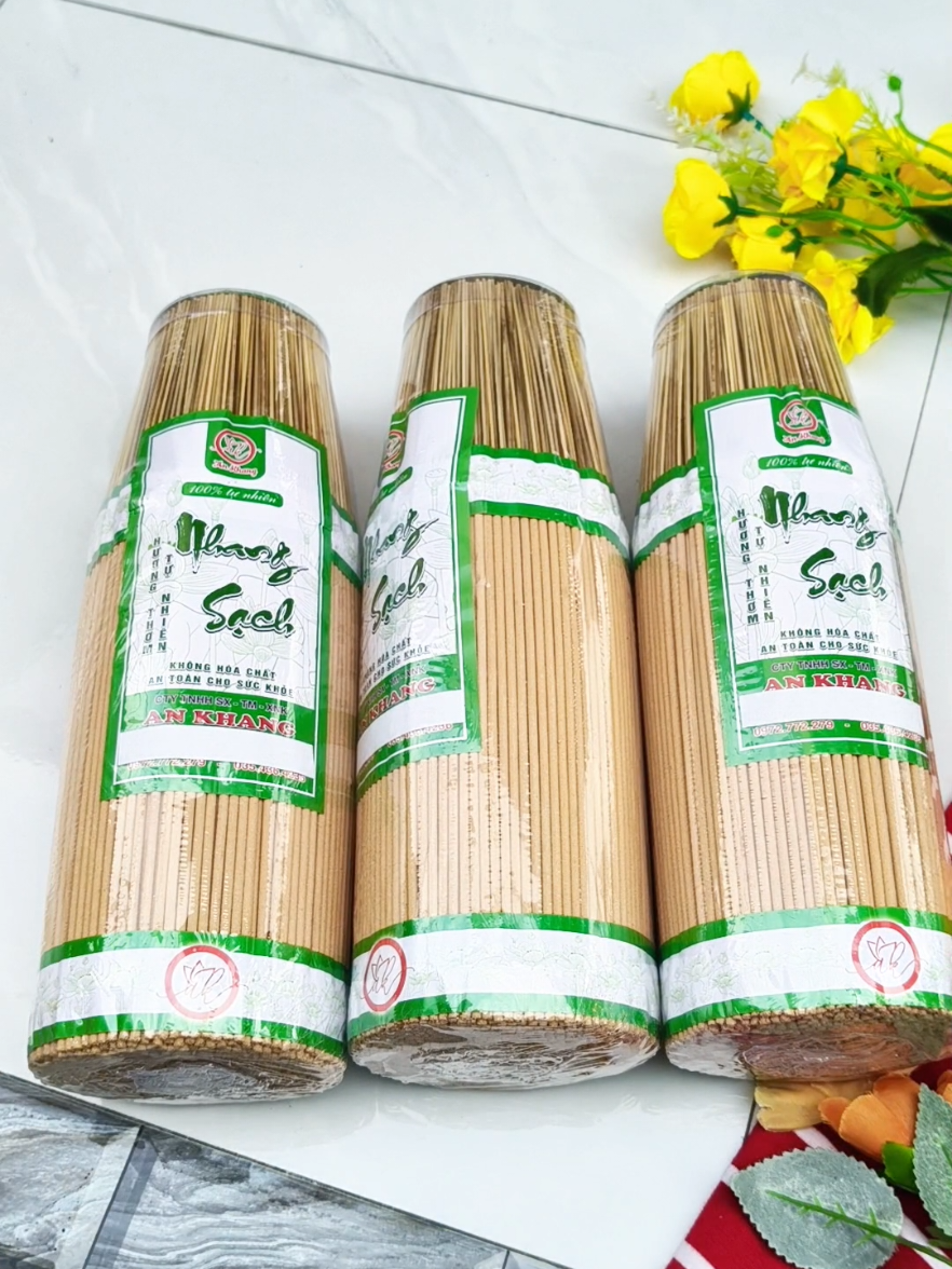 combo 3 bó nhang quế sạch An Khang #xuhuong #nhangque #nhangqueankhang #bongthithien87 