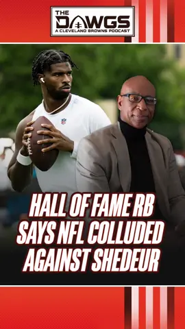 Eric Dickerson says the NFL colluded against Shedeur Sanders 👀 #fyp #clevelandbrowns #shedeursanders #ericdickerson #nfl 