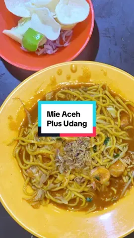 Mie Aceh plus Udang. @Warkop Delima 