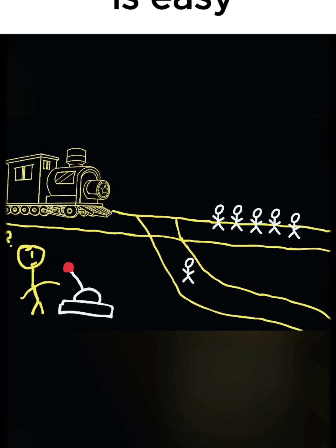 the trolley problem is easy p1#LifeHack #easy #selfhelp
