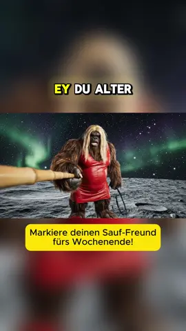 Markiert deinen Sauf-Freund fürs Wochenende 🍻📌 😎 #ai #ki #bigfoot #bigfootvlog      #fds 