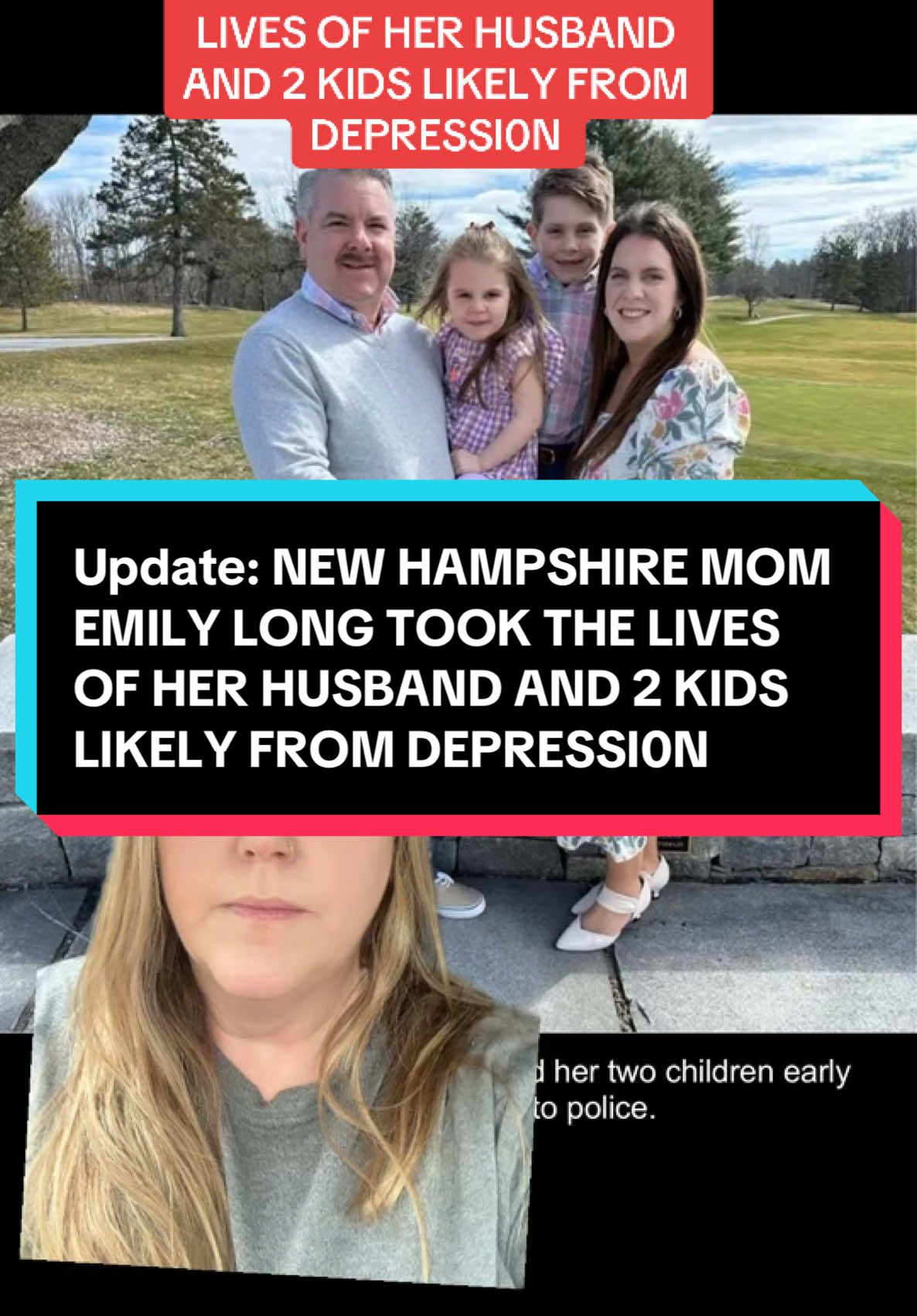 Update: NEW HAMPSHIRE MOM EMILY LONG TOOK THE LIVES OF HER HUSBAND AND 2 KIDS LIKELY FROM DEPRESSI0N #emilylong #ryanlong #newhampshire #nh #toddler #braincancer #braincancerawareness #mentalhealthmatters #greenscreen #truecrimetok #storytime #crimestory #truecrimeanytime  #court #trial #crimetok #crimetiktok