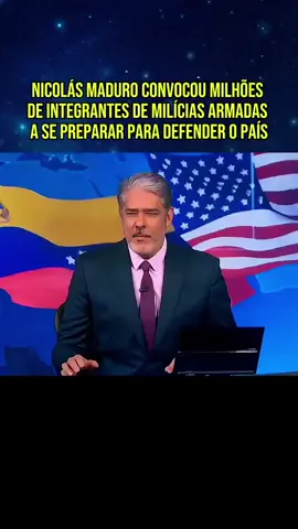NICOLÁS MADURO CONVOCOU MILHÕES DE INTEGRANTES DE MILÍCIAS ARMADAS A SE PREPARAR PARA DEFENDER O PAÍS #noticias #jornalismo #reportagem #News #viral
