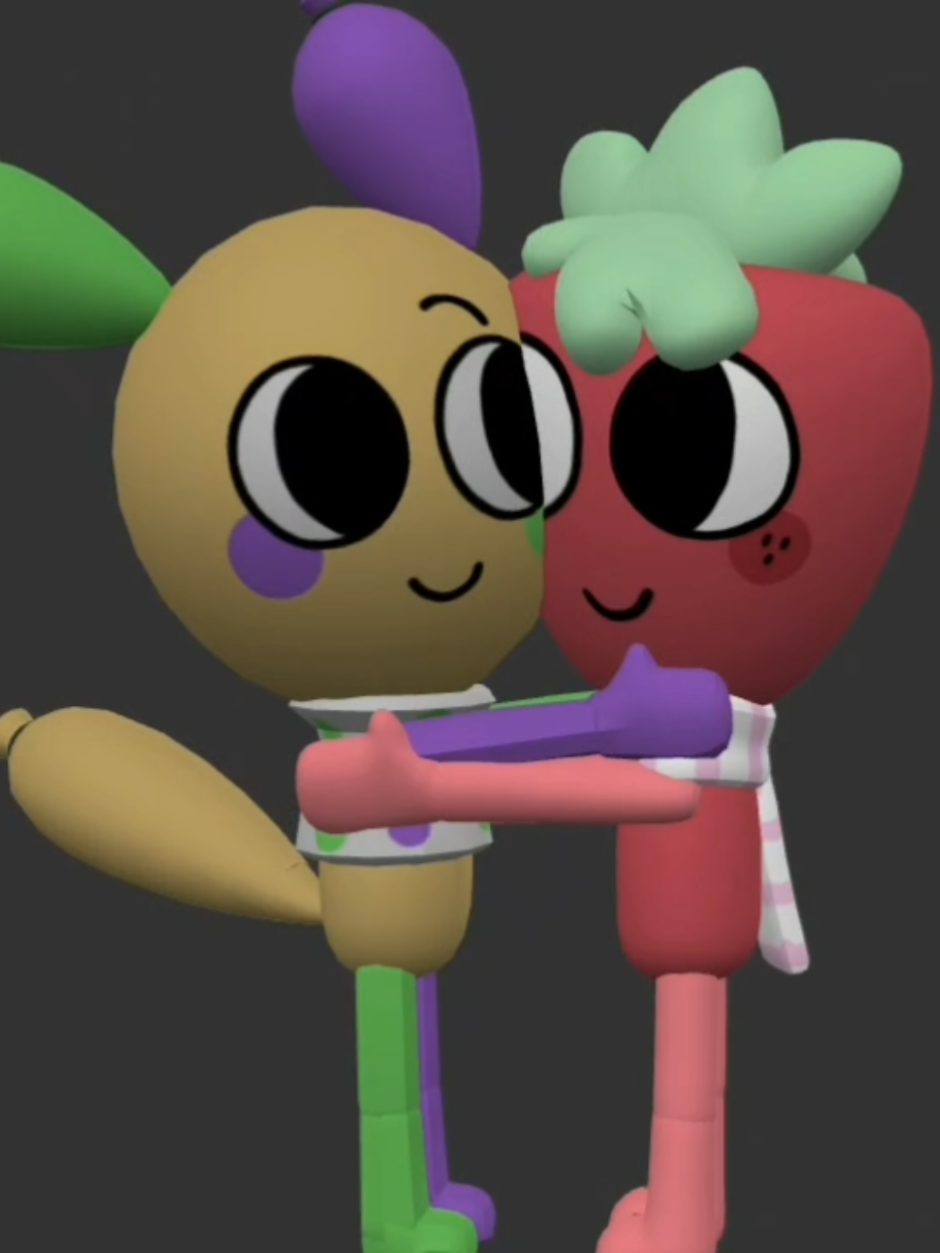 #BERRYFUNNY | let hug! :3 #dandysworld #looey #sprout #prisma3d 