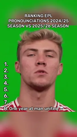 Everything changed in just one year ☠️ #PremierLeague #pronounciation #funny #footballtiktok #fyp 