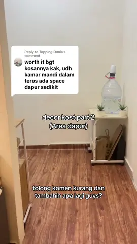 Replying to @Topping Dunia mau ku tambahin meja dan kursi makan yg bahan besi gitu loh tema modern century. Gmn menurut kalian? #pns #genz #decordapur #decorkosan 