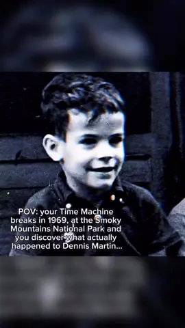 your Time Machine breaks in 1969, at the Smoky Mountains National Park and you discover what actually happened to Dennis Martin... #creatorsearchinsights #dennismartin #missingpeople #horrortok #fyp 