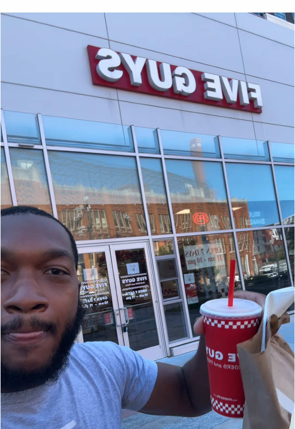 This how you flex #philly #relatable #fyp #fiveguys