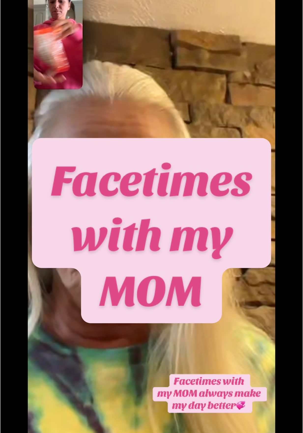 Yes! I am a momma’s gurl! I will facetime my mom several times a day! Love my mom, @michwilson1  #mommasgirl #momanddaughter #mymom #iloveyou #fypシ #lovelanguage #mom #foryou #facetime #facetimecall #momdaughter #momdaughterlove 