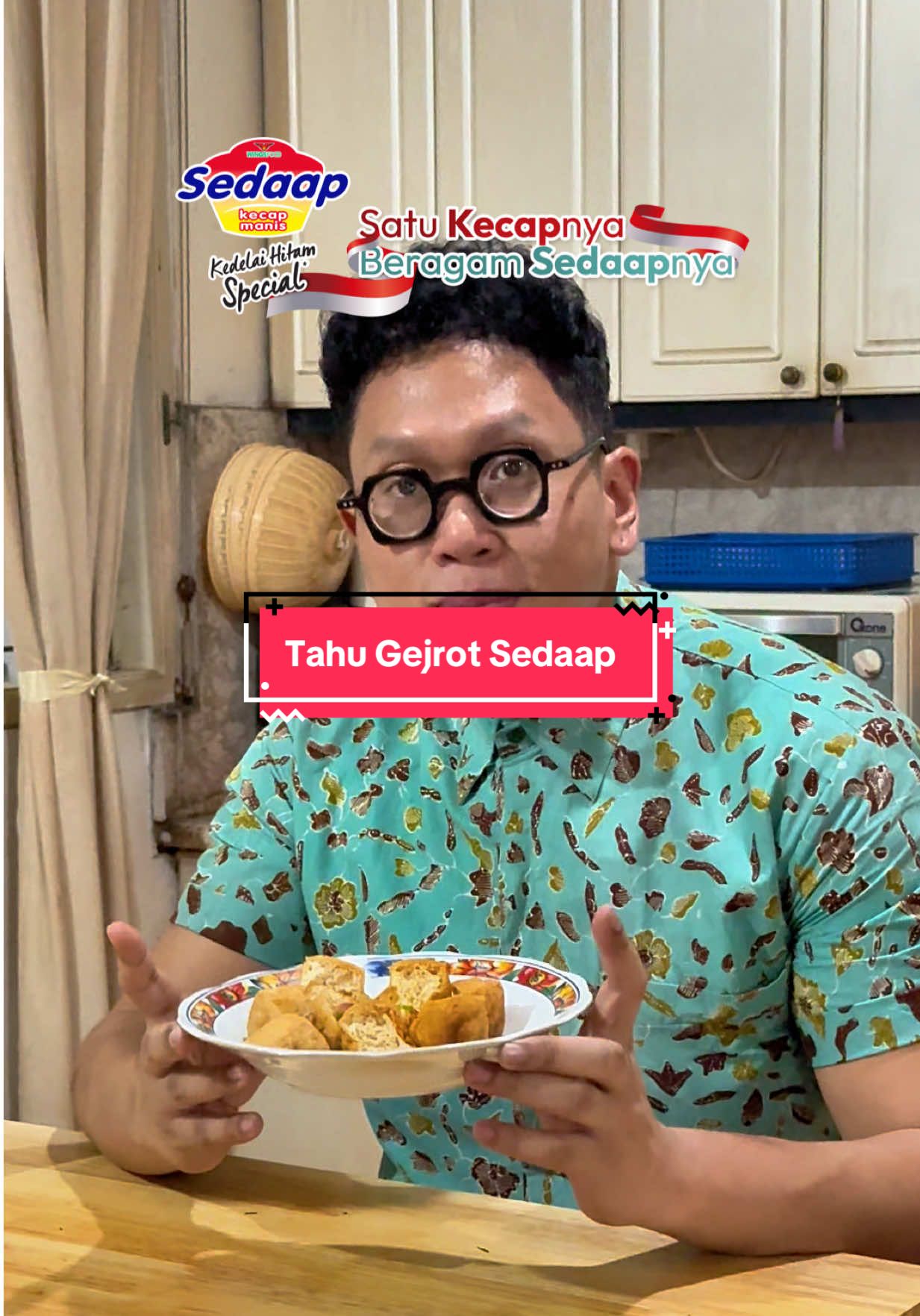 #TempatHumble belum bisa ke Cirebon lagi, bikin tahu gejrot sendiri aja toh bahannya ada semua dan terutama kuahnya pakai @Kecap Sedaap #Kedelai Hitam Spesial Serasa auto teleport ke Cirebon!