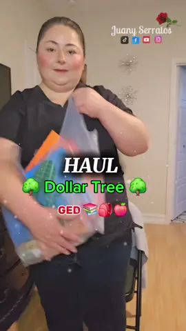 🌳 HAUL DE DOLLAR TREE 🌳 -Para mis clases de GED, Gracias DIOS por permitirme estar aquí y por las oportunidades que me brindas 🙏😇💙📚🎒🍎 #MomsofTikTok #dallastx #creathorsearchinsight #GED #dollartree @Dollar Tree 