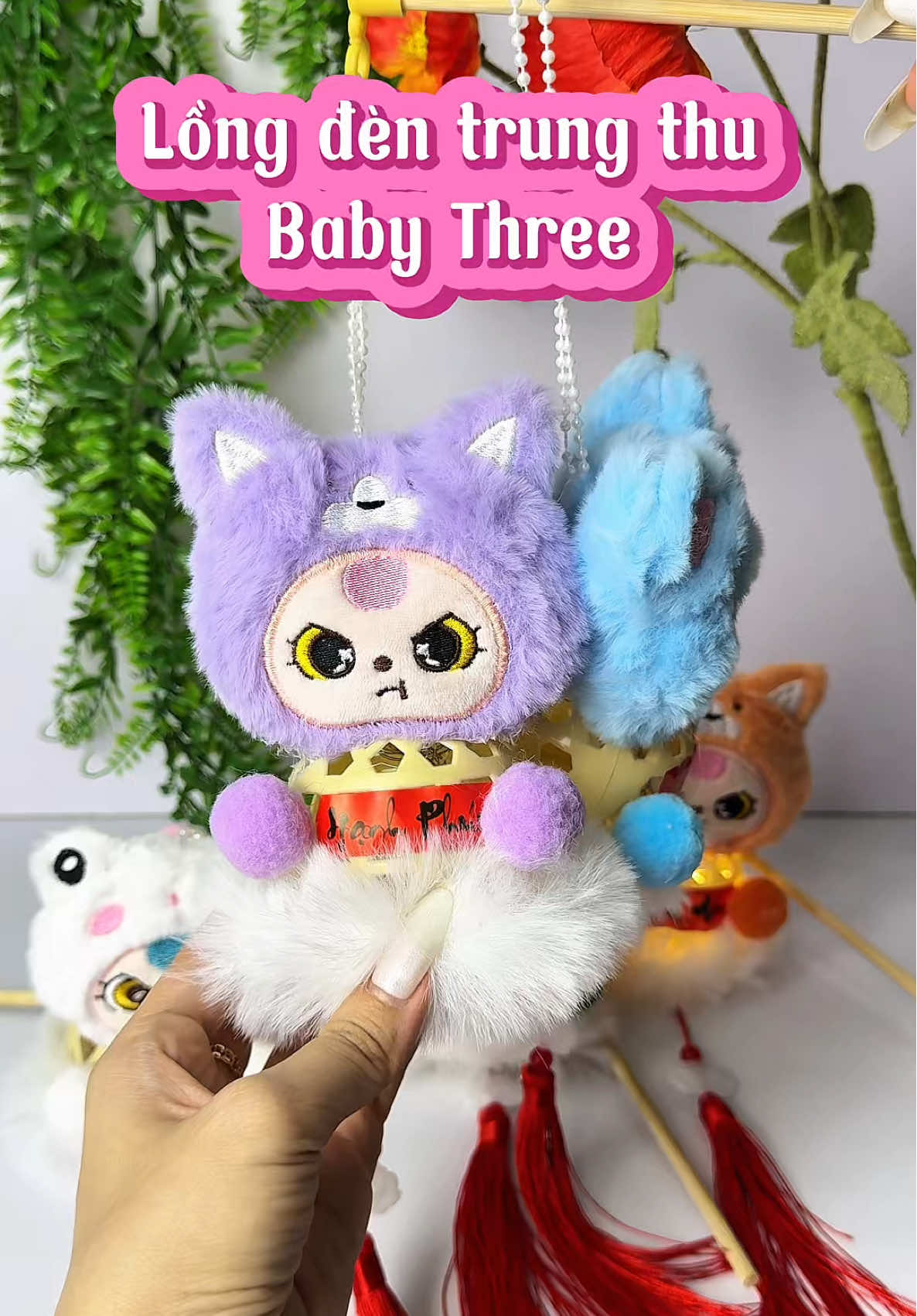 Lồng đèn trung thu baby three cho bé #longdentrungthu #longden #longdenbabythree #trungthu2025 #thythygiadung 