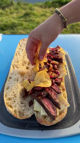 Sandwich XXL 🥩🧀 #sandwich #sandwichrecipe #sandwichmontagne #cooking #foodporn    