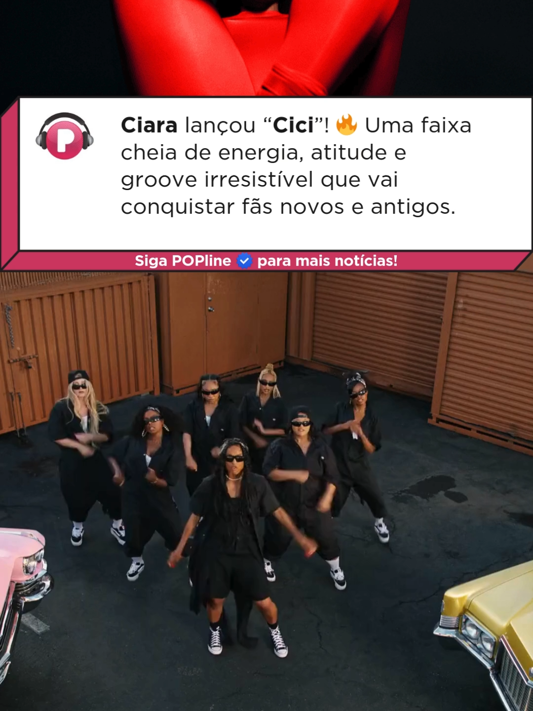 Ciara está de volta com “Cici”! 🔥 A nova faixa transborda energia, atitude e um groove contagiante que vai fazer todo mundo dançar. 🎶✨ Com sua presença única e estilo inconfundível, Ciara mostra mais uma vez porque continua sendo uma das artistas mais icônicas do R&B e pop contemporâneo. Vem sentir essa vibe, se entregar ao ritmo e curtir cada detalhe dessa nova era!