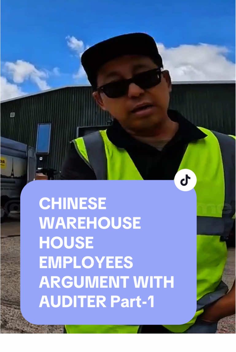 CHINESE WAREHOUSE HOUSE  EMPLOYEES ARGUMENT WITH  AUDITER PART-1 #warehouse #fyp #auditer #trending #1stamendment 