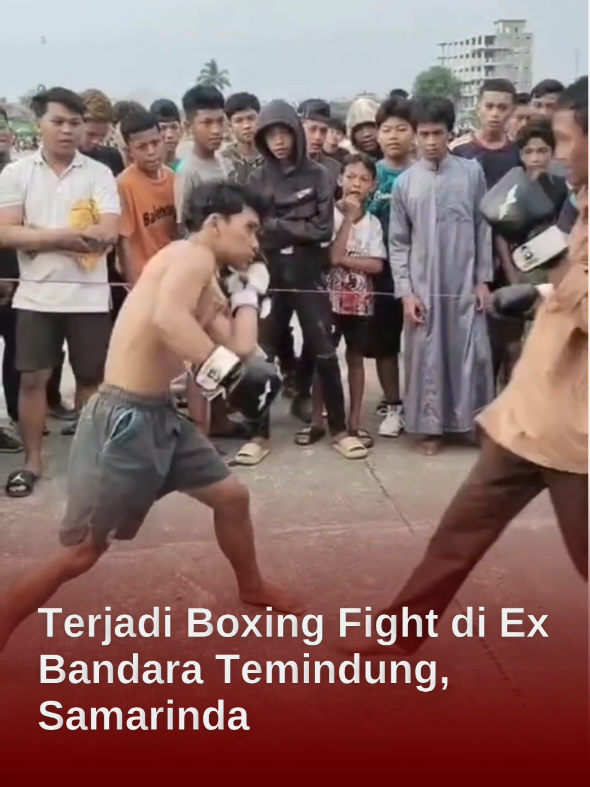 boxing Fight di Ex Bandara Temindung Samarinda pada Jumat , 22 Agustus 2025  #boxing  #boxingsamarinda #fight 