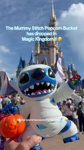 The Mummy Stitch Popcorn bucket is $26 and some change, it glows and lights up! It was flying off the shelves this morning, but hopefully we have some restocking in the future! Don’t forget to book your Disney vacation with Fairytale Journeys Travel for all your vacation planning needs ! #disneyvacationplanner #mummystitch #stitch #magickingdom #disneyworld 