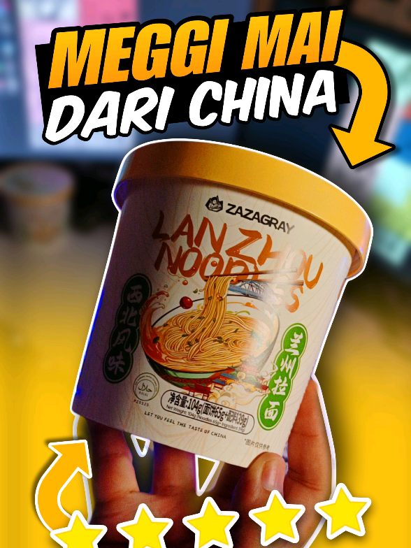 Hari Ni Kita Mak masak MEGGI Dari China 🇨🇳 Aku Sampai Turun China Sebab nak Cari MEGGI Nik takda eh Aku muhong ja.. hahaha,  Lanzhou Noodles!! Slupp #lanzhoubeefnoodle #alipuzaki #fypmalaysia #reviewbarang #reviewmakanan 