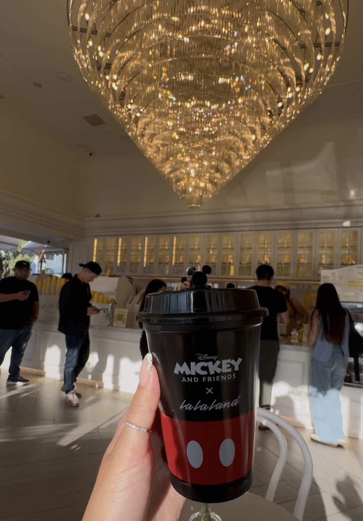 Mickey and Friends x La La Land cup day secured 🥹🫶🏼 #mickeyandfriends #lalaland #coffeetiktok #losangeles #collab @La La Land Insider 