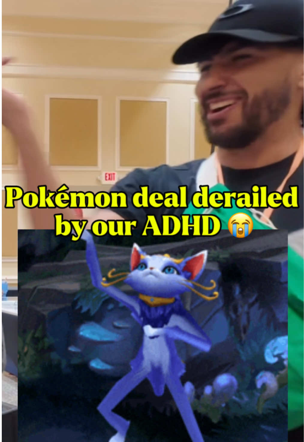 Pokémon deal derailed by our adhd 😭😂 #pokemoncards #vendorpov #pokemon #adhd #leagueoflegends
