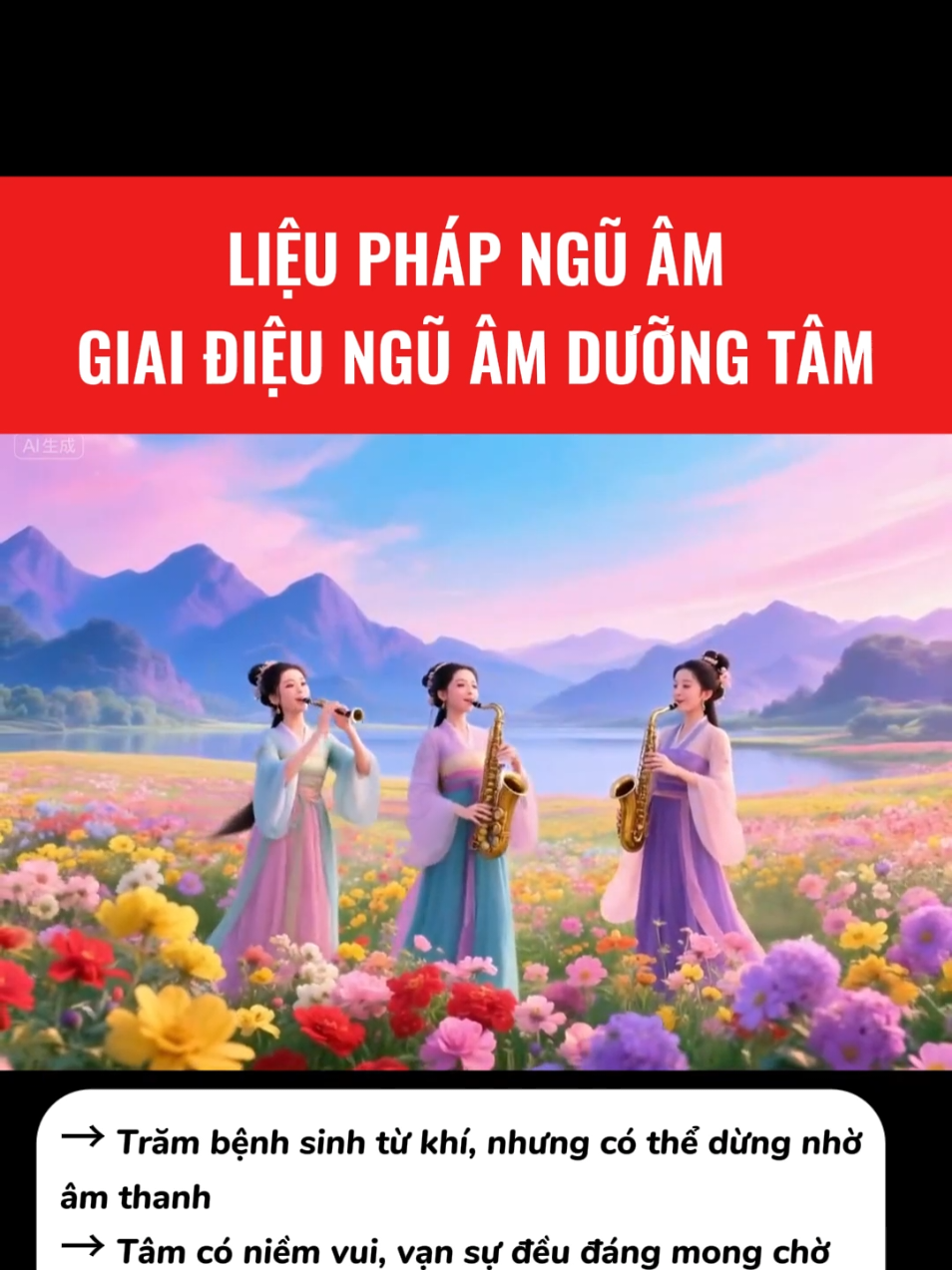 Liệu pháp ngũ âm: Giai điệu dưỡng Tâm