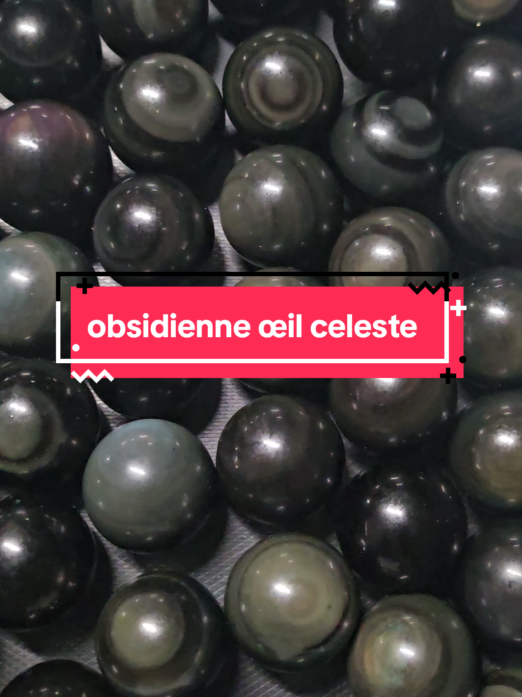 Le sentiment que tu as quand tu t'observes 👀😱  Obsidienne œil celeste / rainbiw obsidienne  #peur #scary #fyp 