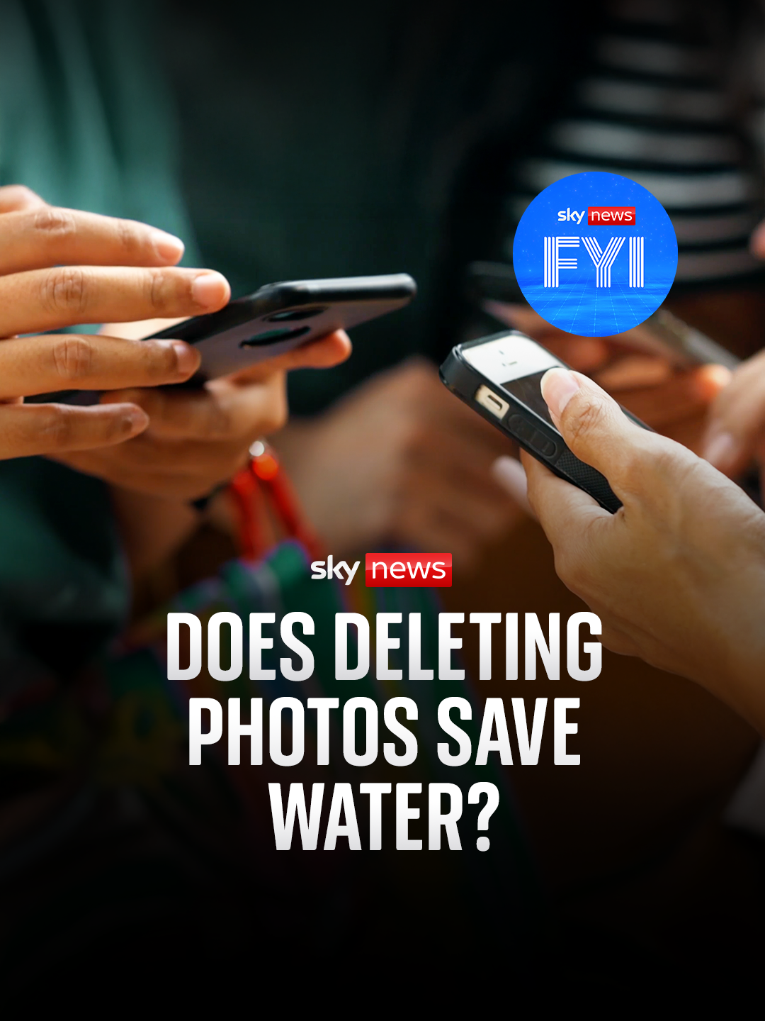Does deleting emails save water? 💧 With parts of the UK in drought, FYI looks into government advice to clear our inboxes to save water. #FYI #drought #savewater
