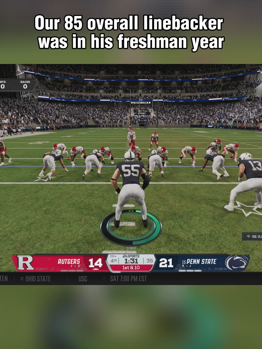 Becoming the best LB in CFB history - Part 6! #nfl #cfb #madden