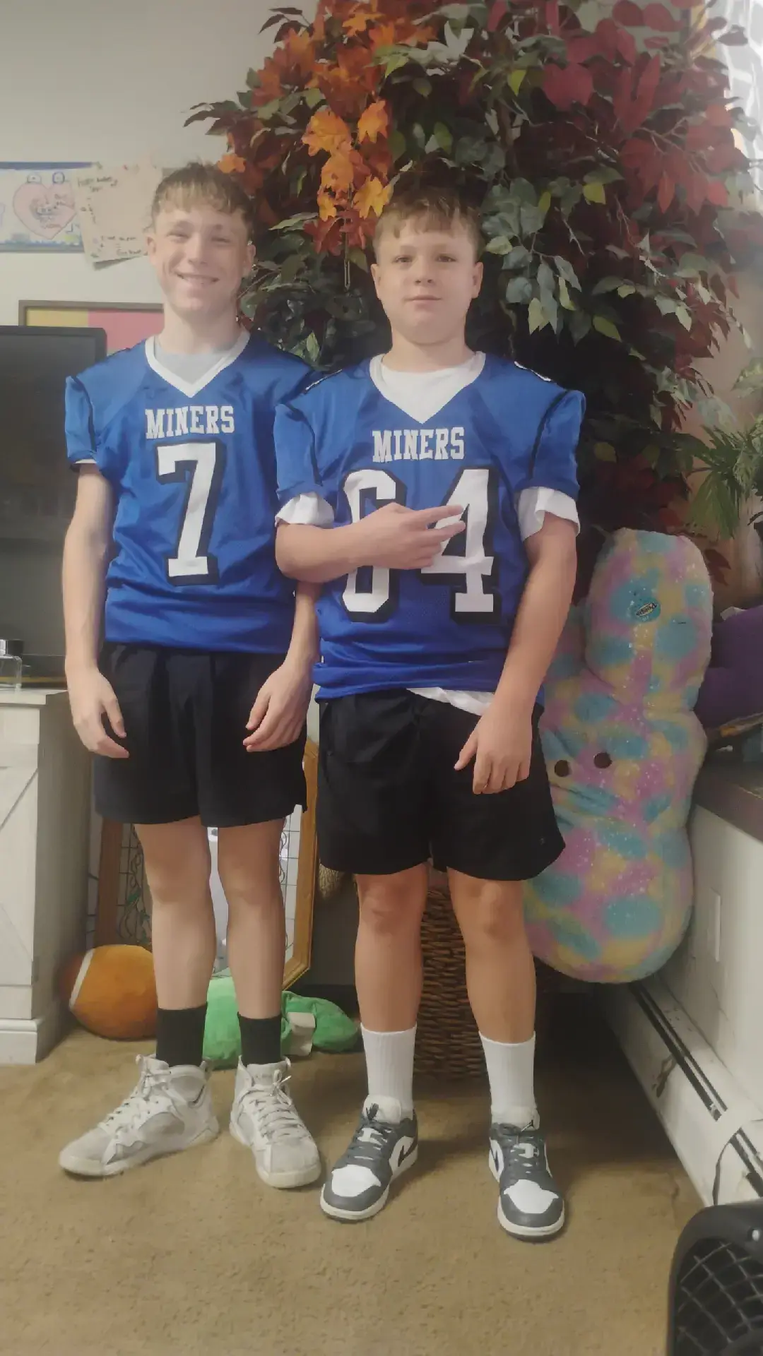 its that time again..... this time, school football. this momma can't wait to watch y'all on that field. also here's to both of them being in the Jr/ Sr high school now. #footballmom #battlinminers #foryourpage #pennsylvania #fypシ @⃟ @⃟ 