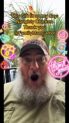 One of the best Gifts in my LIVE. Thank you, FamilyManCarter! For your support to my content.@FamilyManCarter #tiktoklive #livehighlights #livegift #naughtychicken #teamcornbread 