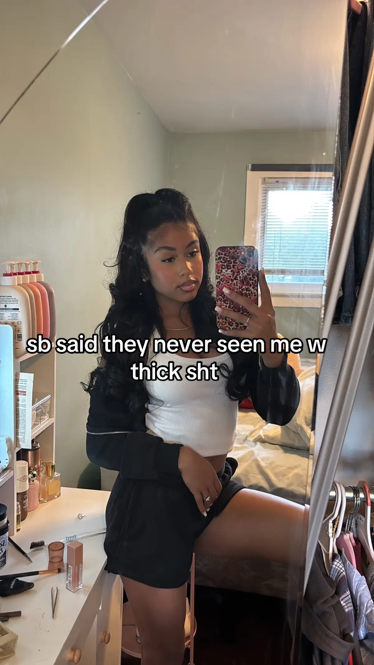 i’m thicker than her but hey 🤭🤭 @kija 