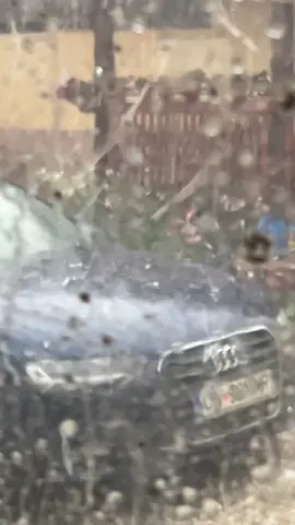 Direct la tinichigerie cu ea… #auto #weatherwarning 