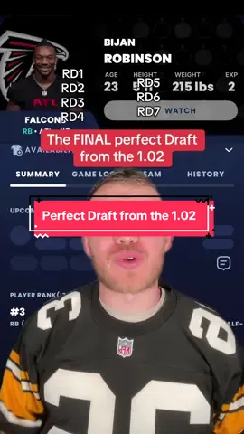 Perfect fantasy football draft strategy from the 1.02 #fantasyfootball #fantasyfootballtips #fantasyfootballadvice 