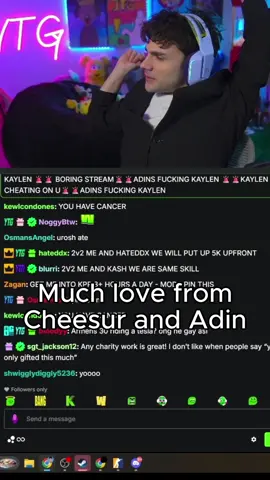 Gas from Cheesur and Adin Ross! #fyp