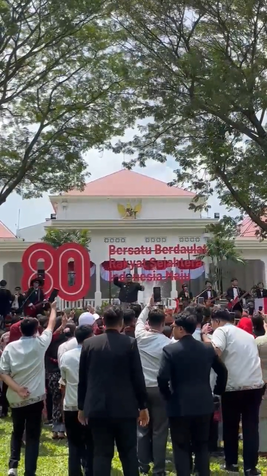 seseru ini di Istana merdeka #istanamerdeka  #dirgahayuindonesia 