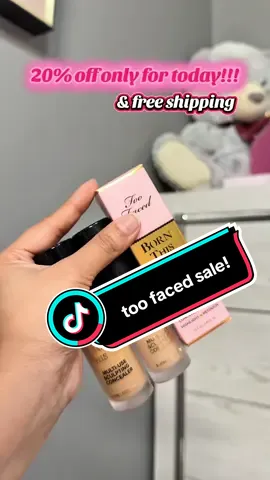 ✨super coverage  ✨hydrating  ✨long lasting @Too Faced born this way multiuse sculpting concealer is 20% discount only for today! So 🏃🏽‍♀️ #toofacedcosmetics #rushready #tiktokshopcreatorpicks #makeuptok #makeupmusthaves 