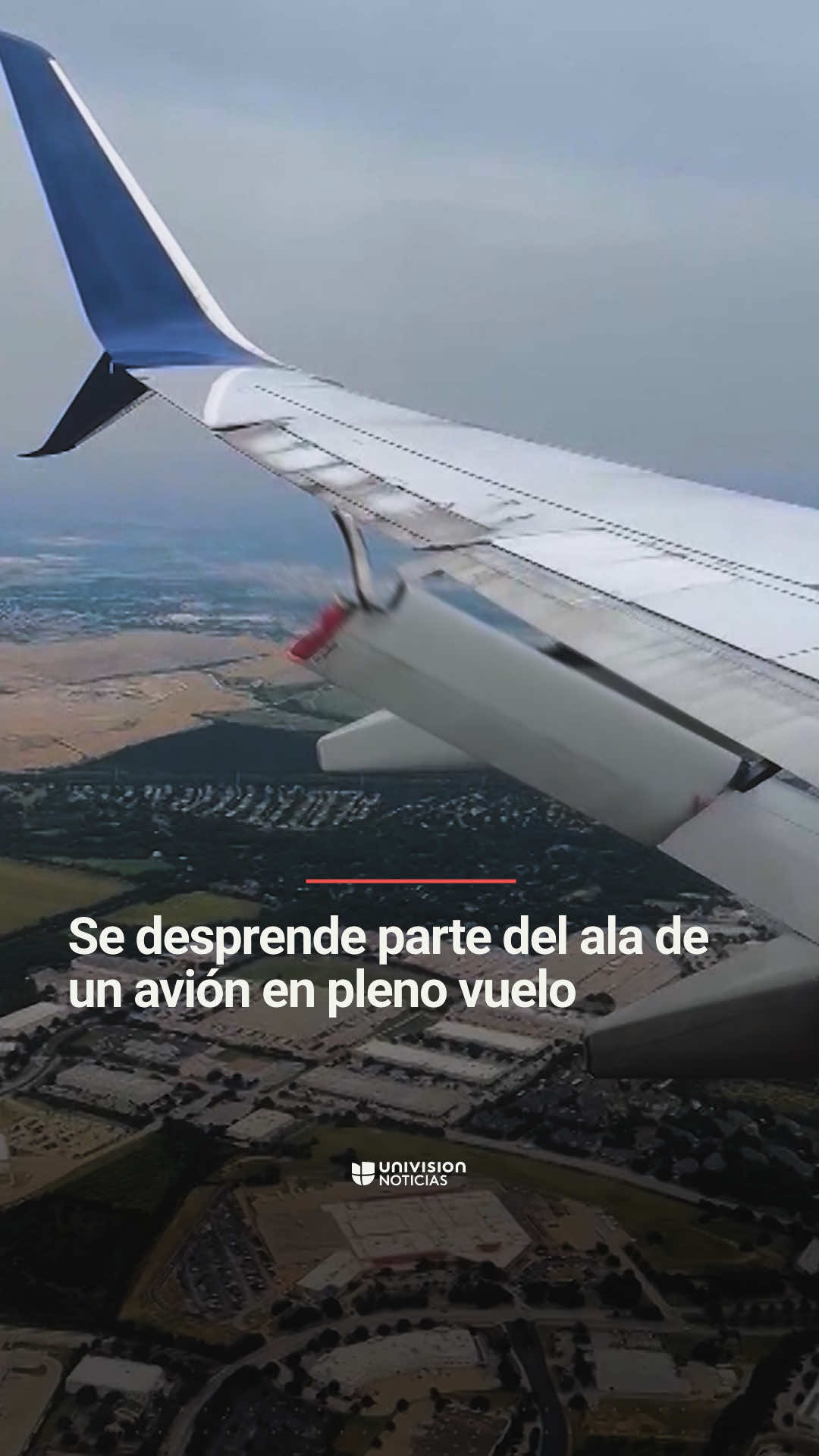 ✈️ Se desprende parte del ala de un avión en pleno vuelo. Pasajeros dicen haber sentido que algo se desprendió en el vuelo que viajaba de Orlando, Florida, con destino a Austin, Texas Delta dijo que el avión fue retirado y ahora está en mantenimiento. El avión aterrizó con normalidad en Austin, Texas. #Texas #Austin #Vuelos #Flight #vuelo  